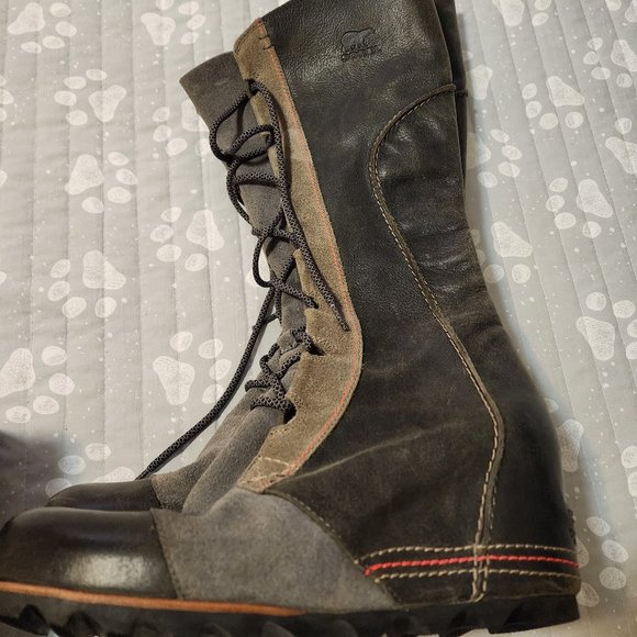 sorel cate the great tall wedge boot